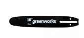 greenworks полотно для электропилы, 25 см